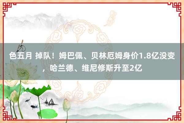 色五月 掉队！姆巴佩、贝林厄姆身价1.8亿没变，哈兰德、维尼修斯升至2亿